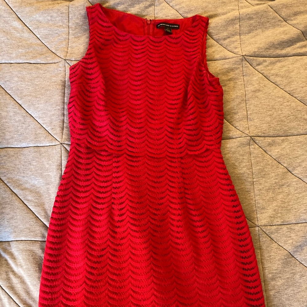 Knee length lacy dress